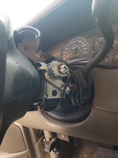 Chevy Ignition Theft Damage Repair